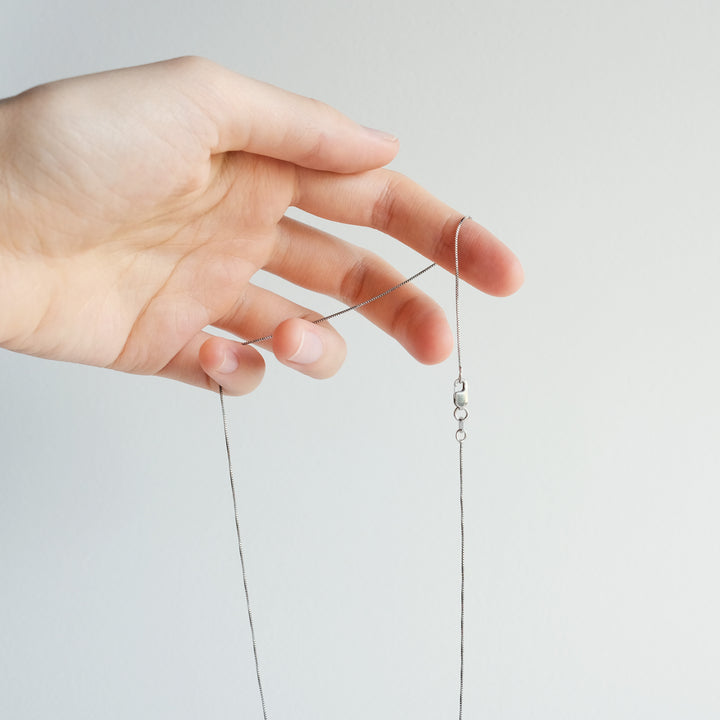 Sterling Silver Venetian Box Chain 18"