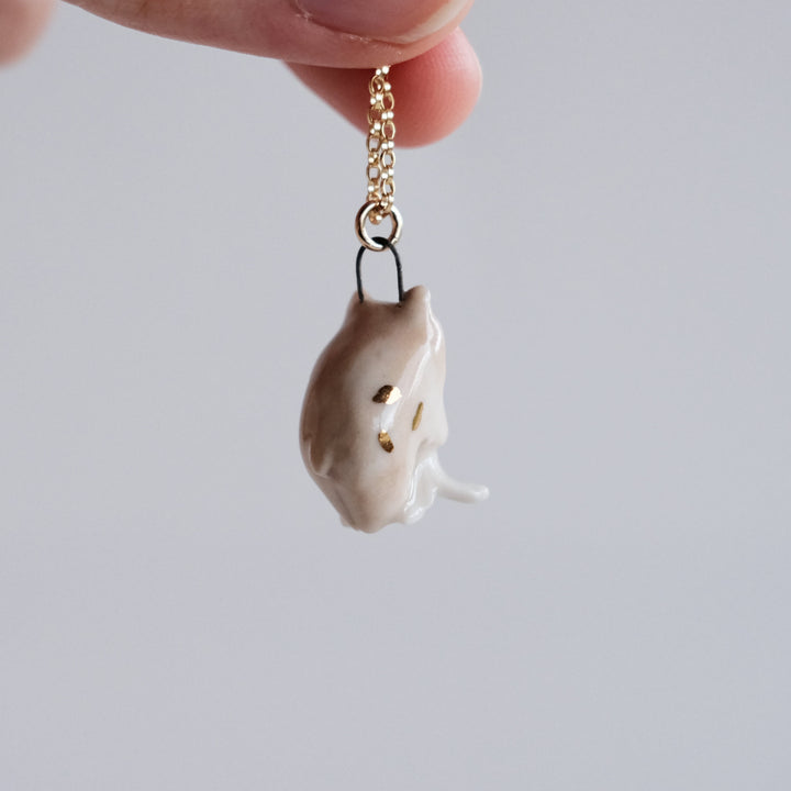 Flower Bear Necklace