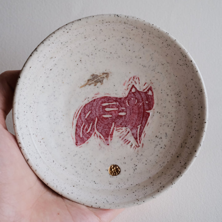 Speckled Dish | Red Leaf Fox