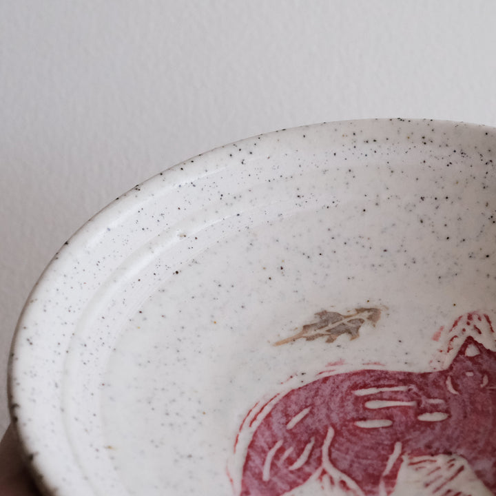 Speckled Dish | Red Leaf Fox