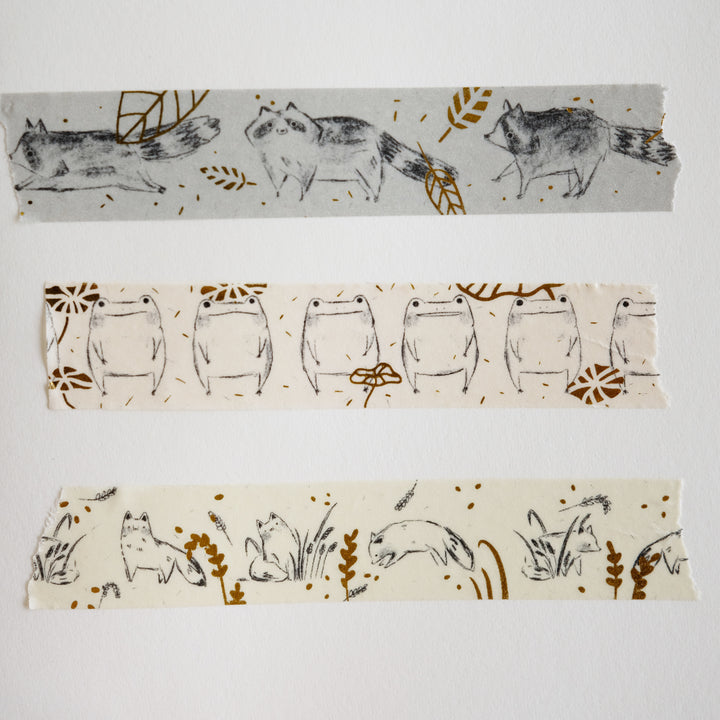Expressions of Frog Washi Tape