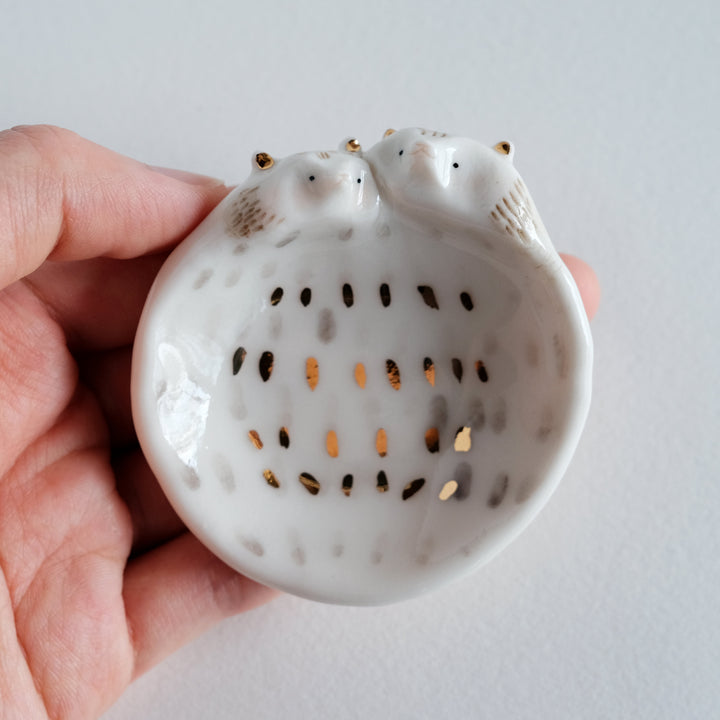 Bear Couple Dish | Painted Eyes Dashes