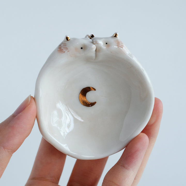 Bear Couple Dish | Painted Eyes Moon