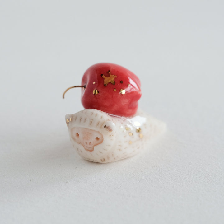 Snow Monkey Guardian | Apple Back