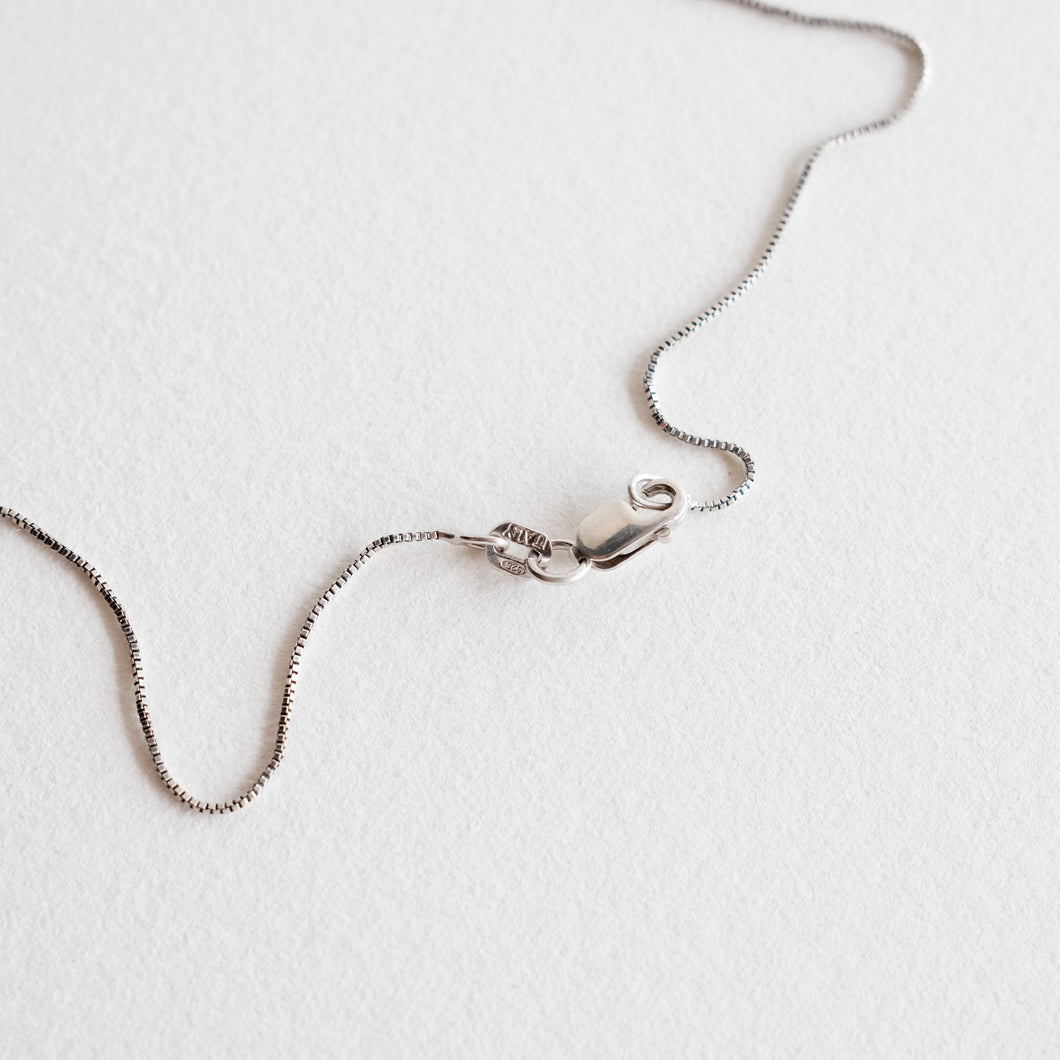 Sterling Silver Venetian Box Chain 18
