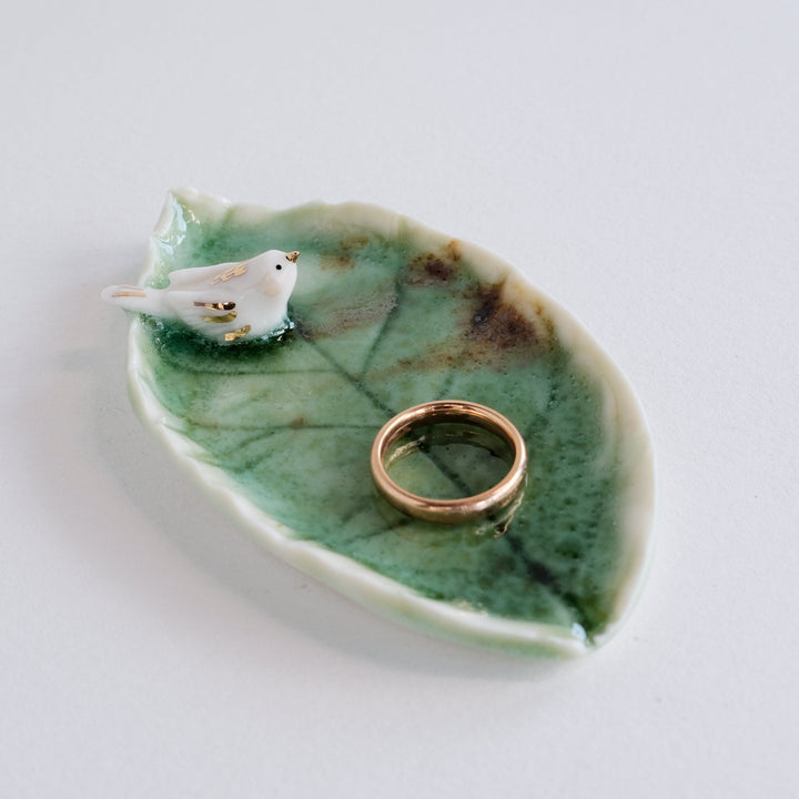 Leaf Dish | White Bird