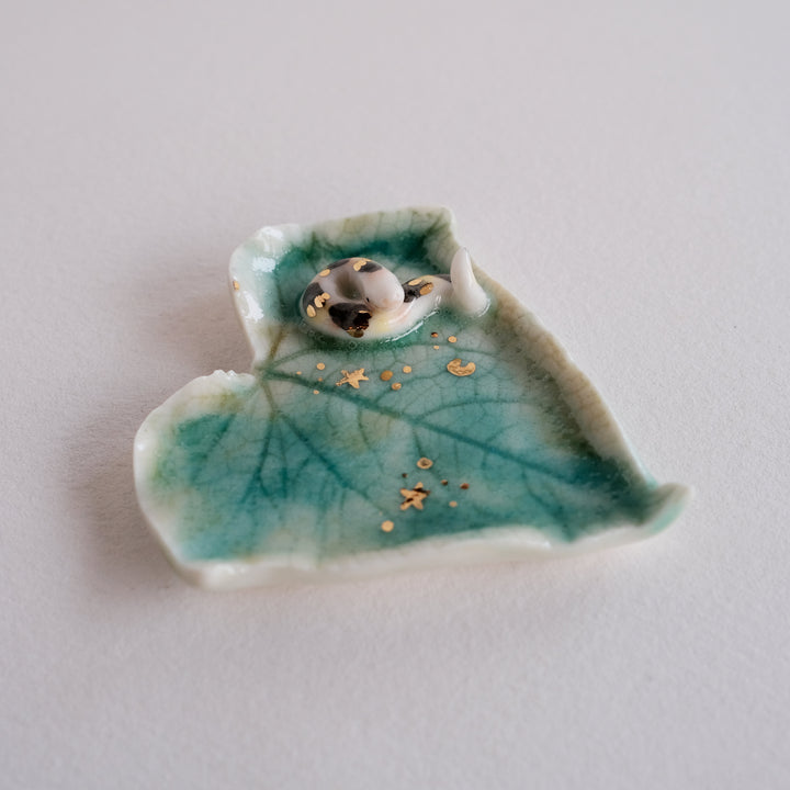 Leaf Dish | Green Leaf Snake