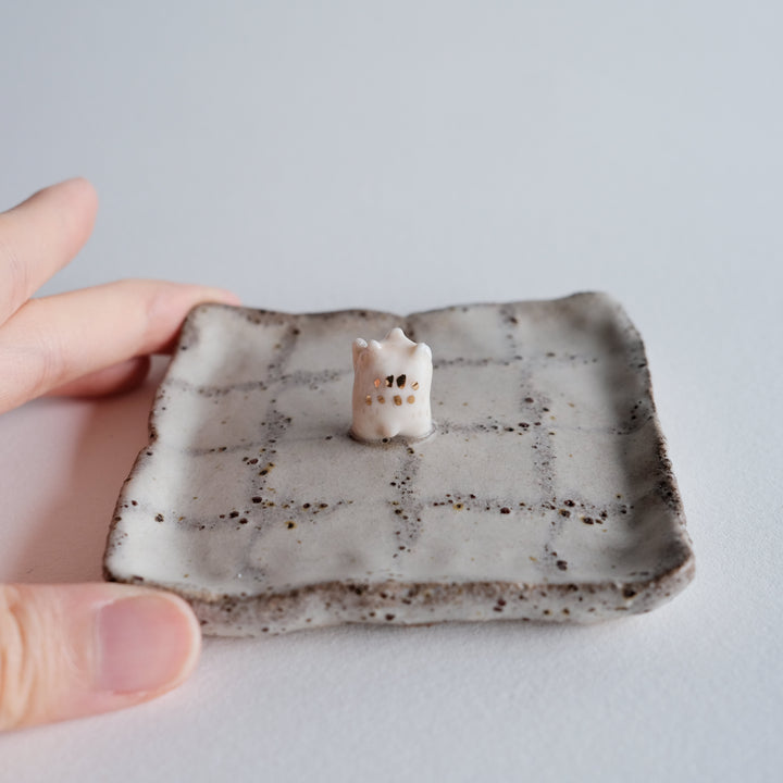 Joyful Bear Nerikomi Dish