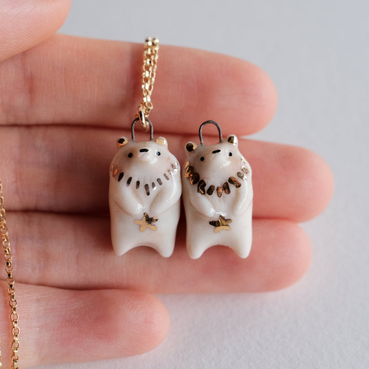 Brown Bear Necklace