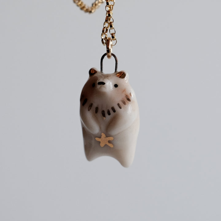 Brown Bear Necklace