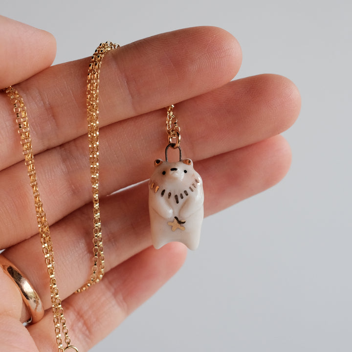 Brown Bear Necklace