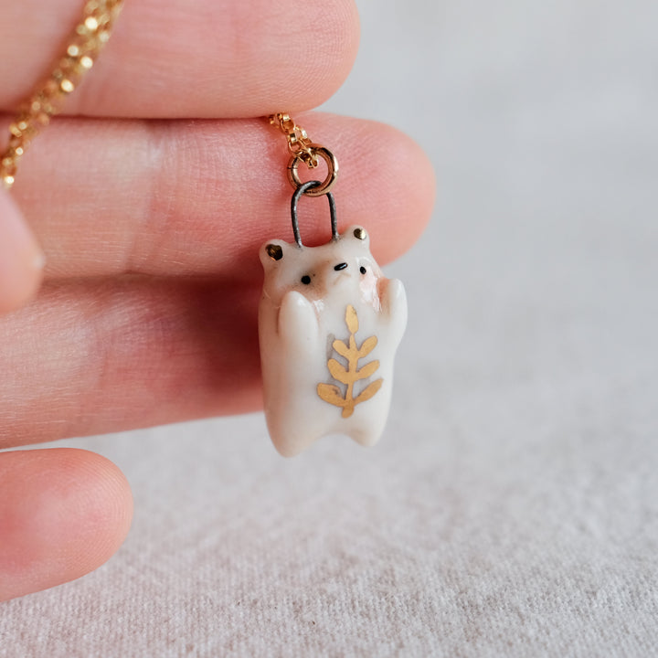 Brown Bear Necklace
