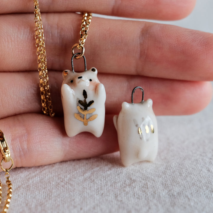 Brown Bear Necklace