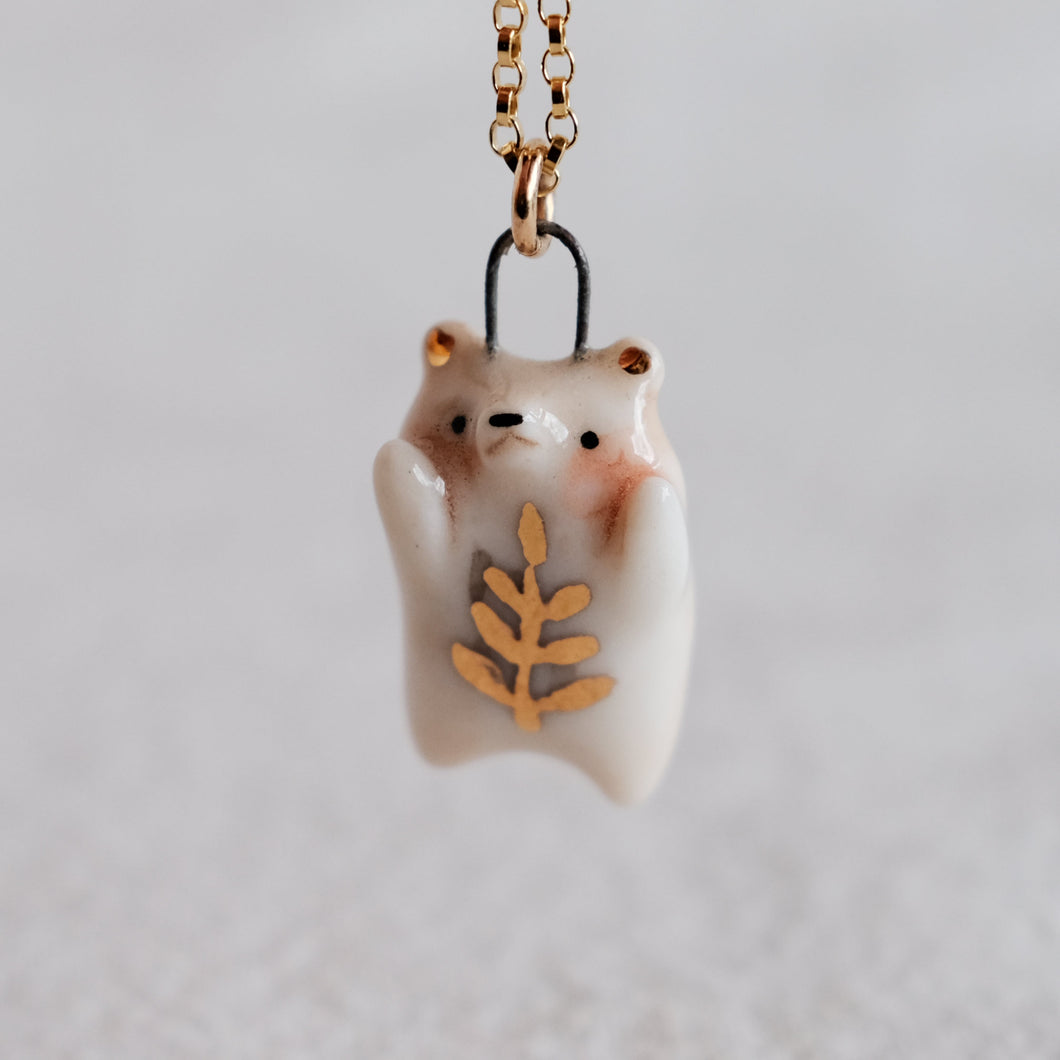 Brown Bear Necklace