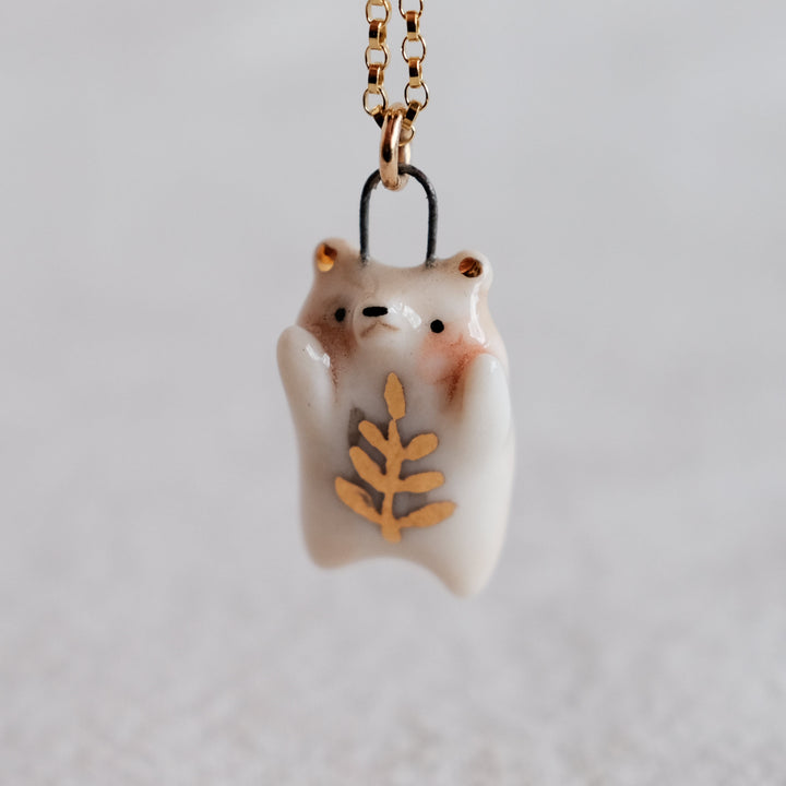 Brown Bear Necklace
