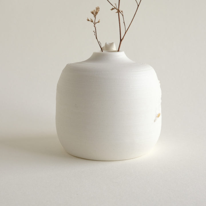 Porcelain Cat Vase