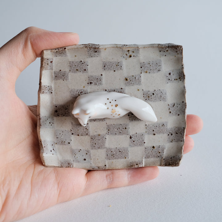 Fox Nerikomi Dish