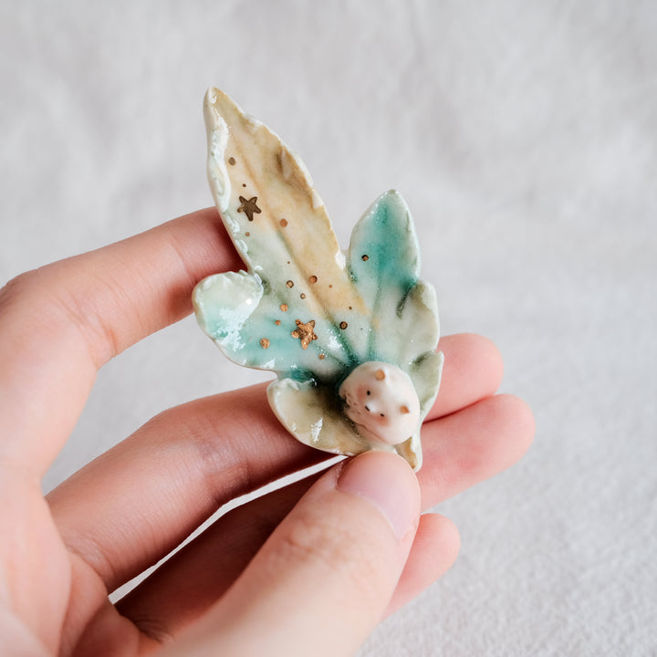 Brown Bear Leaf Dish