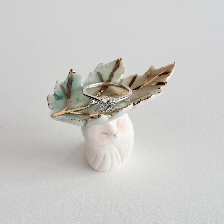 Owl Guardian | Fallen Chrysanthemum Leaf