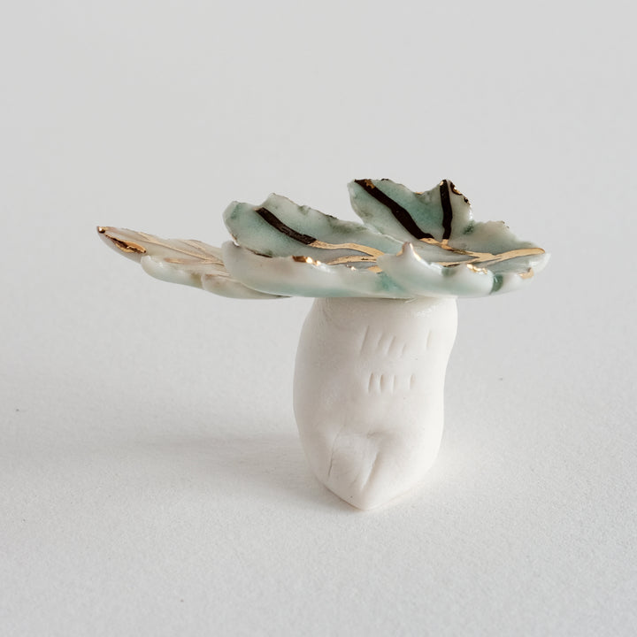 Owl Guardian | Fallen Chrysanthemum Leaf