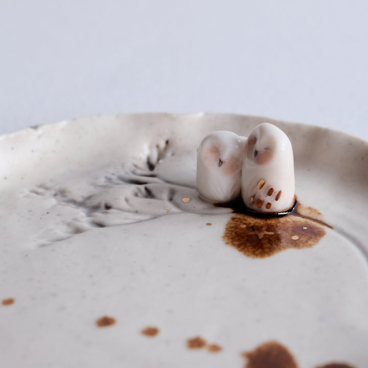 Guardian Dish | Cuddling Owls