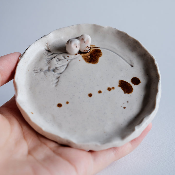 Guardian Dish | Cuddling Owls