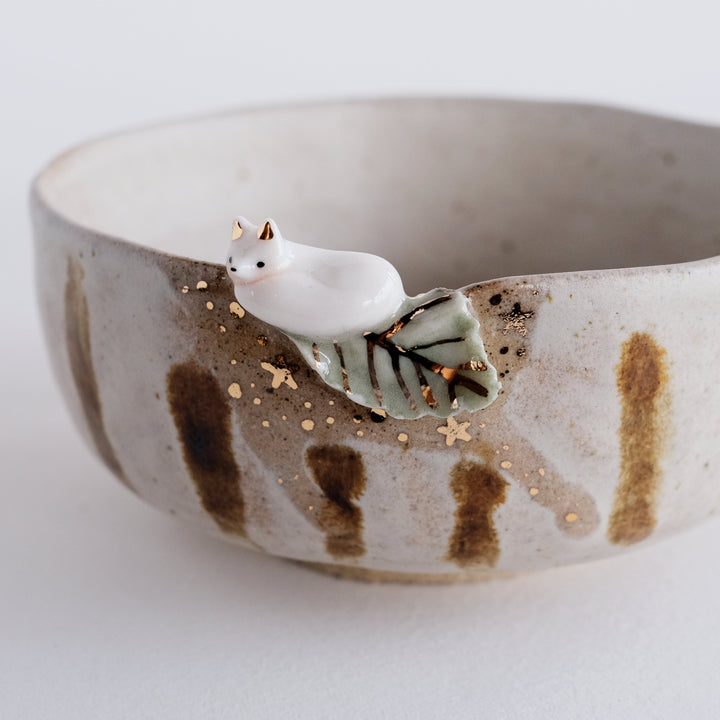 Chawan | Curled Fox Leaf