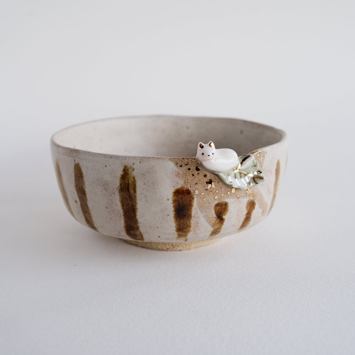 Chawan | Curled Fox Leaf