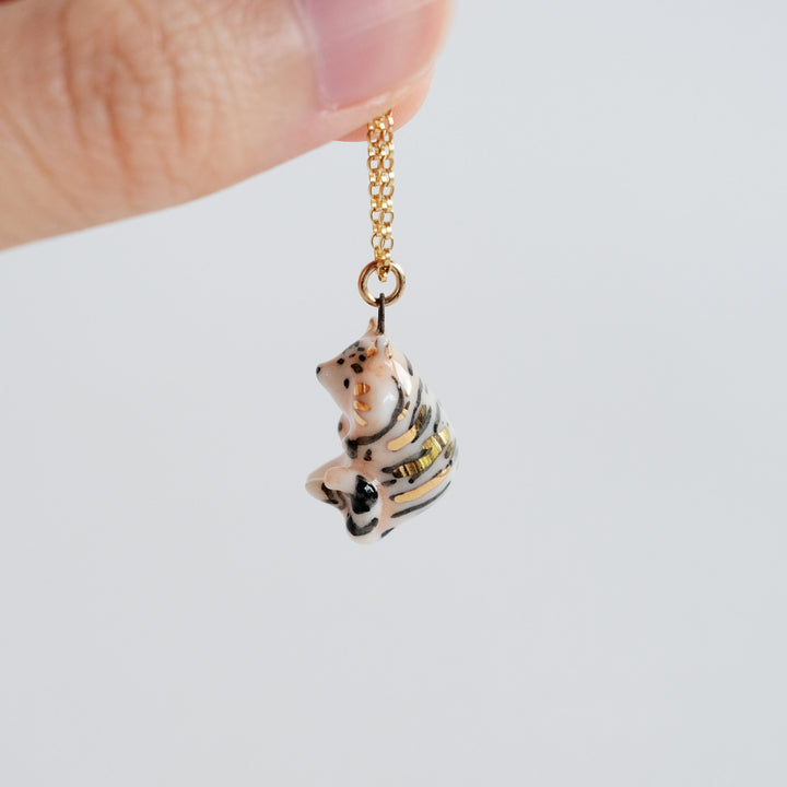 Curled Tiger Necklace