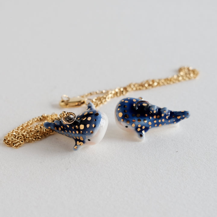Dark Blue Whale Shark Necklace
