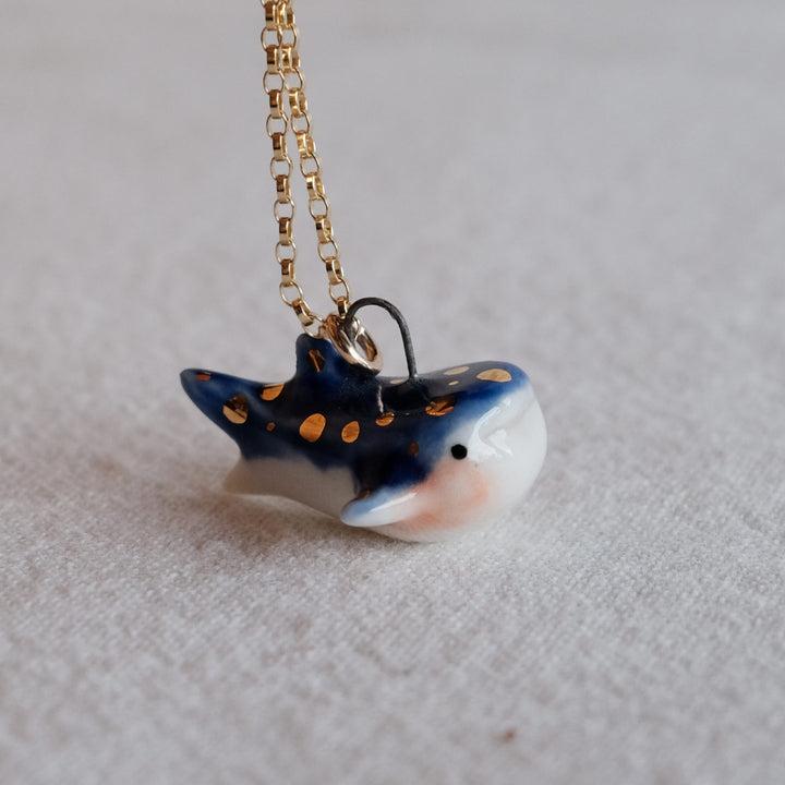 Dark Blue Whale Shark Necklace