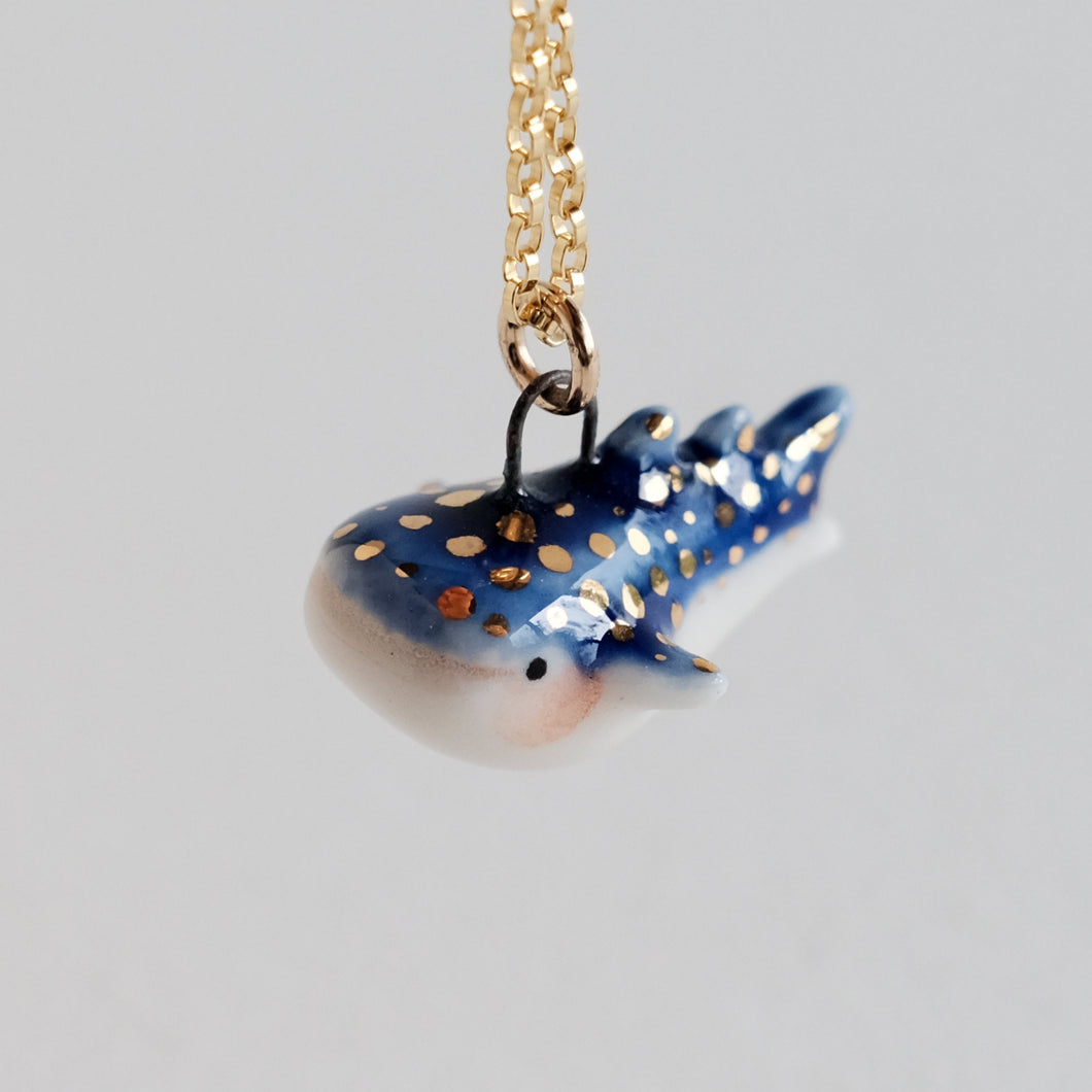 Dark Blue Whale Shark Necklace