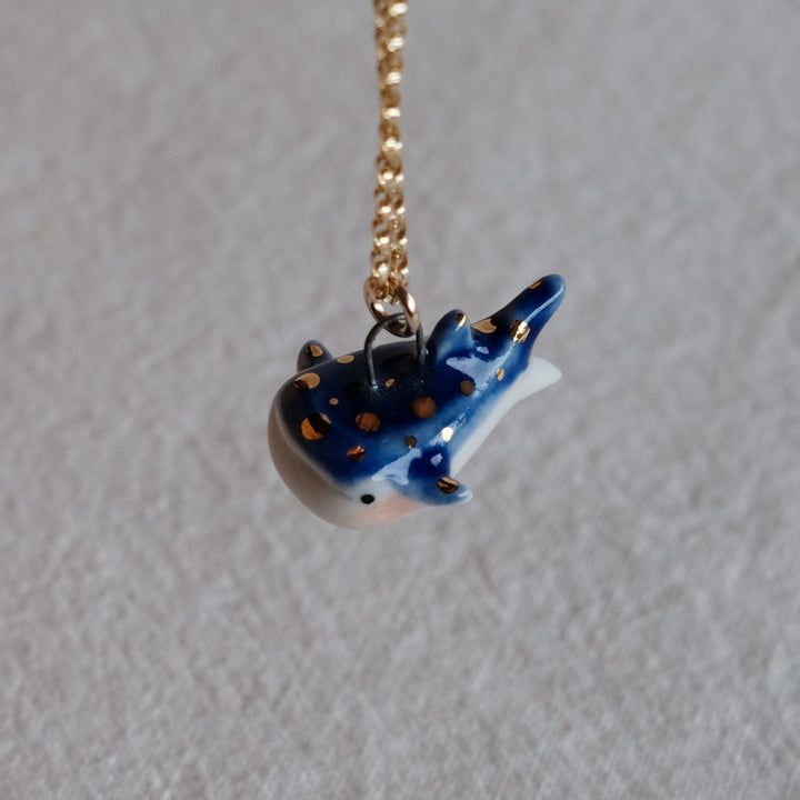 Dark Blue Whale Shark Necklace