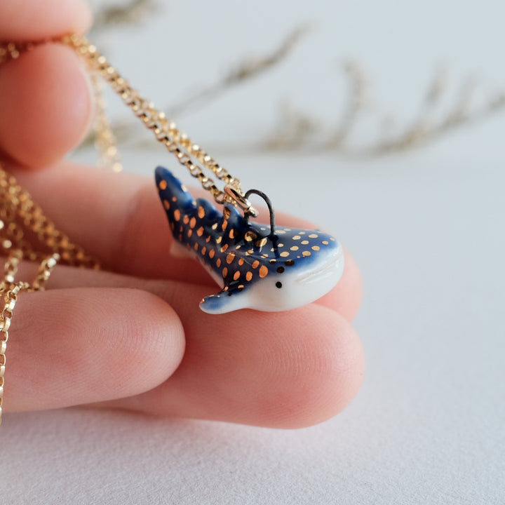 Dark Blue Whale Shark Necklace