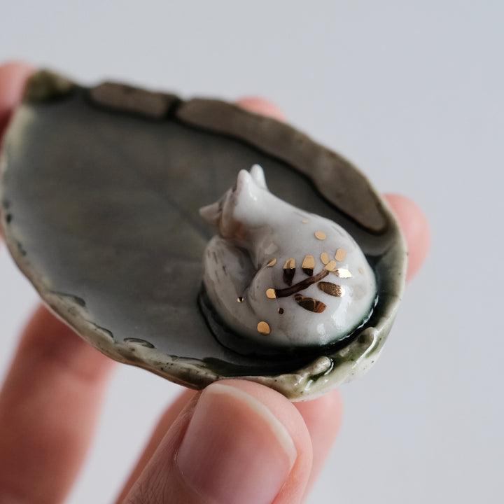 Fern Fox Ring Holder