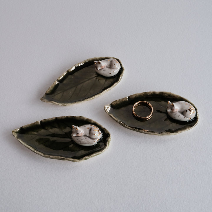 Fern Fox Ring Holder