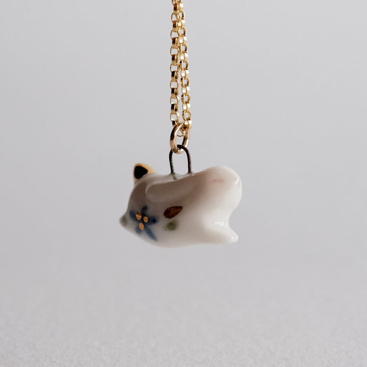 Flower Bunny Necklace