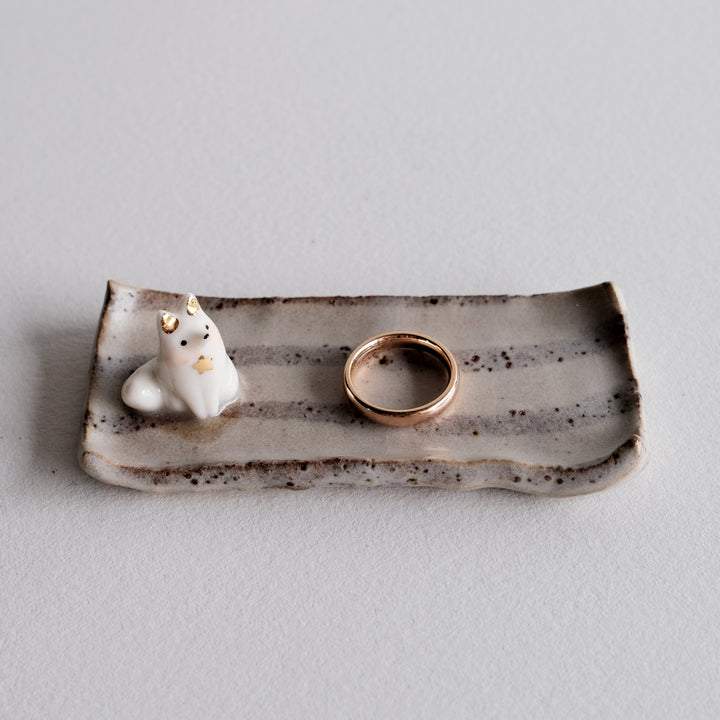 Striped Nerikomi Dish | Fox