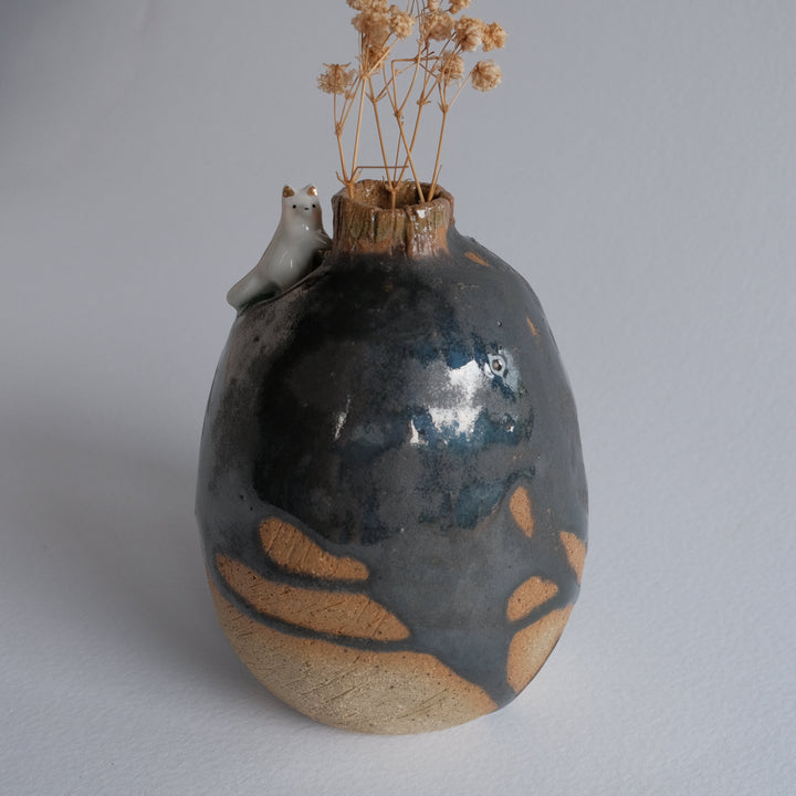 Gourd Fox Vase