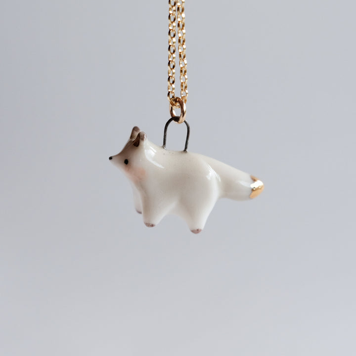 Grey Fox Necklace