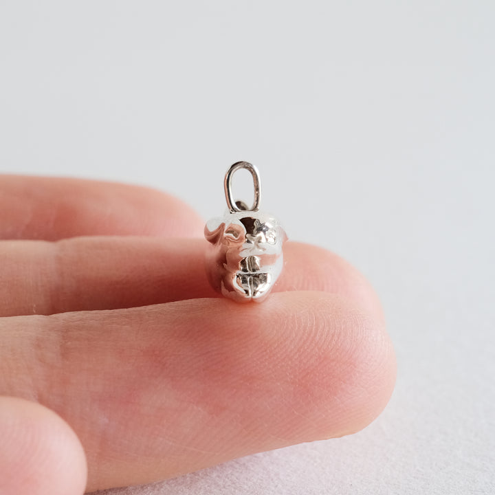 Jumping Bunny Pendant [Sterling Silver]