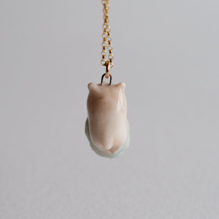 Leaf Bear Necklace