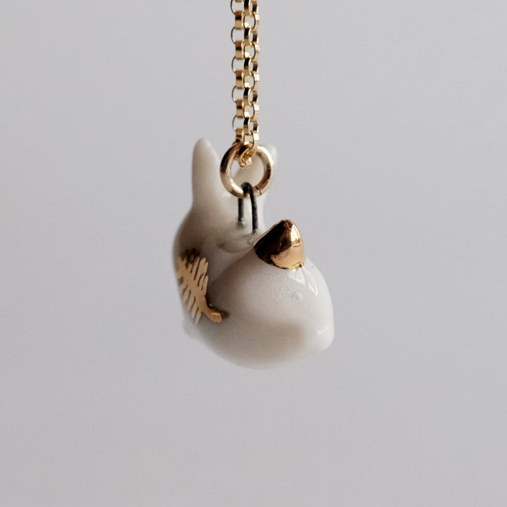 Leaf Bunny Necklace