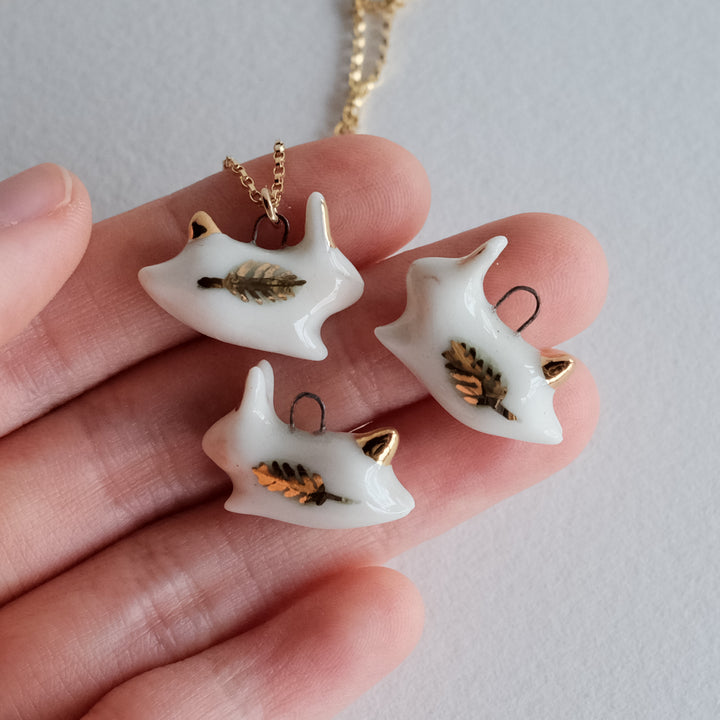 Leaf Bunny Necklace