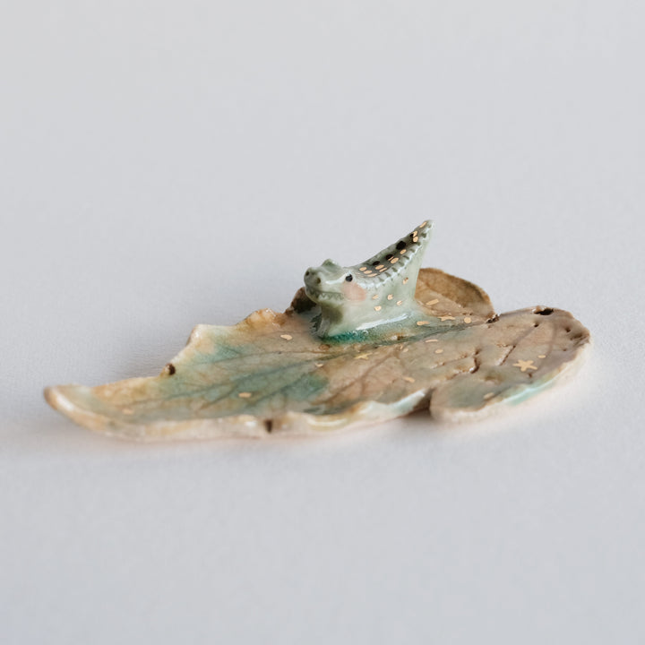 Leaf Dish | Crocodile