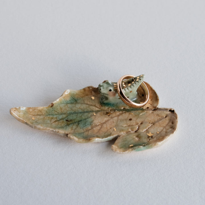 Leaf Dish | Crocodile