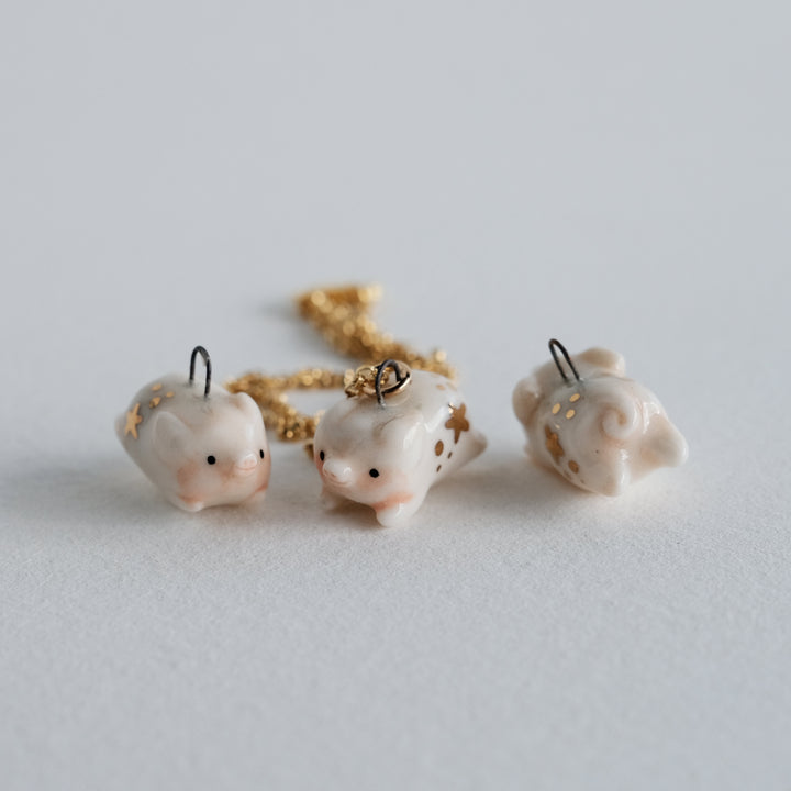 Piglet Necklace | Leaping