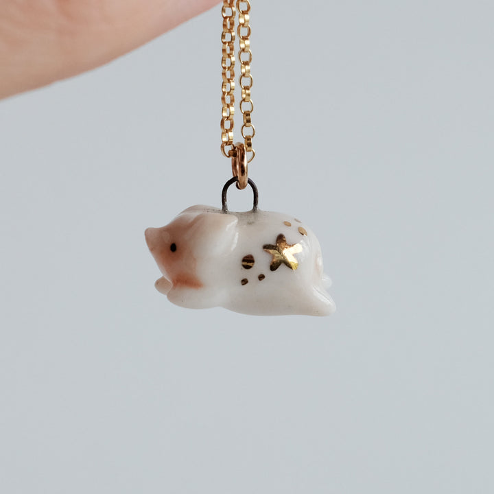 Piglet Necklace | Leaping