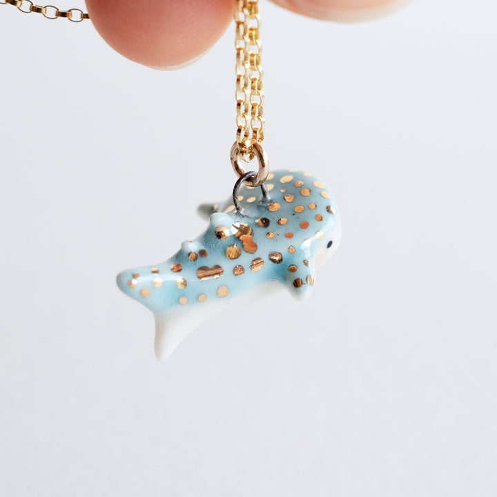 Light Blue Whale Shark Necklace