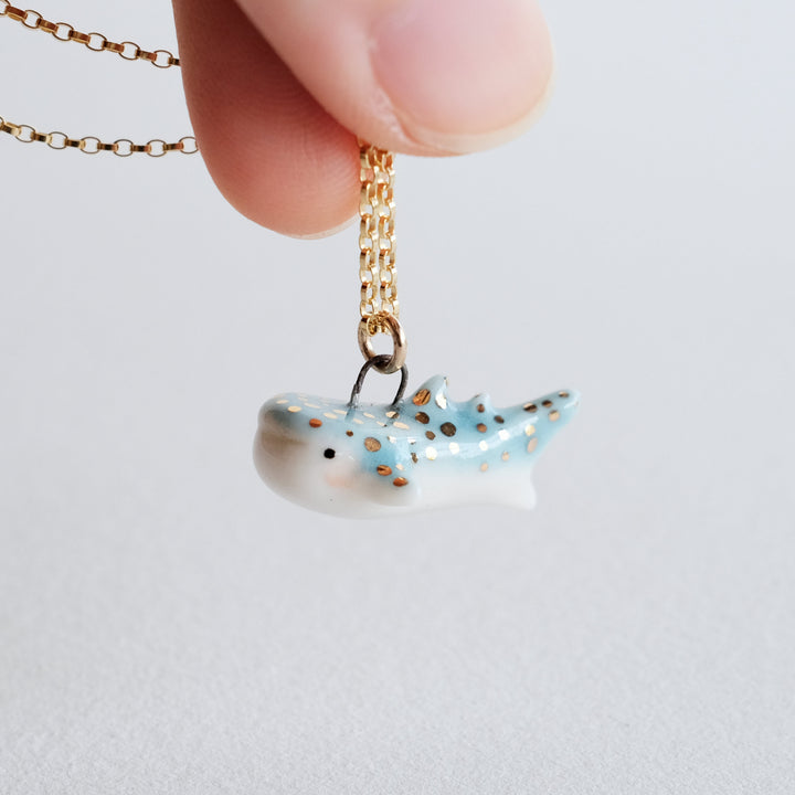 Light Blue Whale Shark Necklace